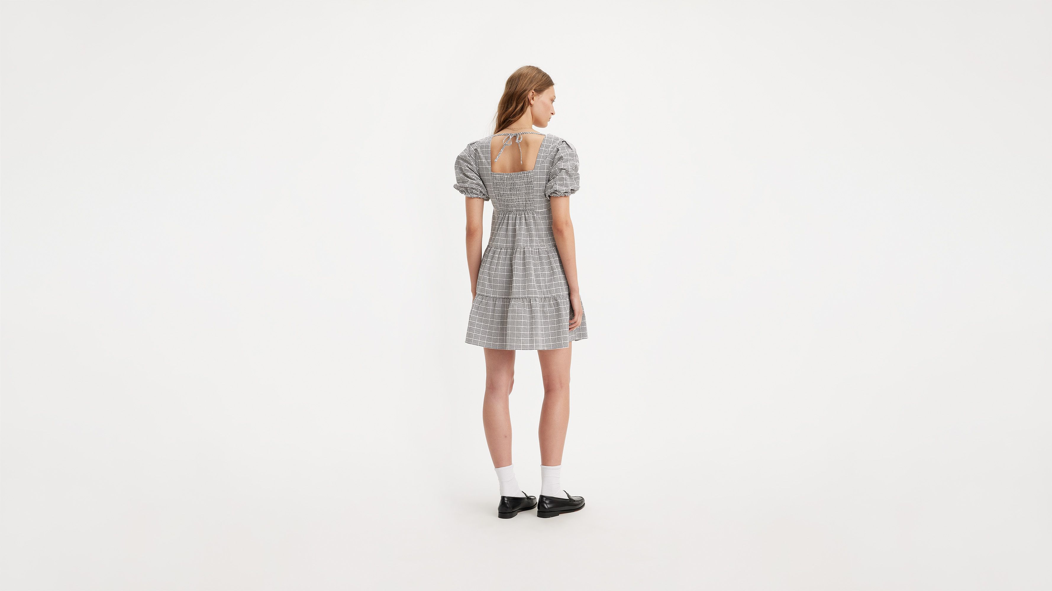 Volume Sleeve Tiered Dress sold by Levi's product image thumbnail 2