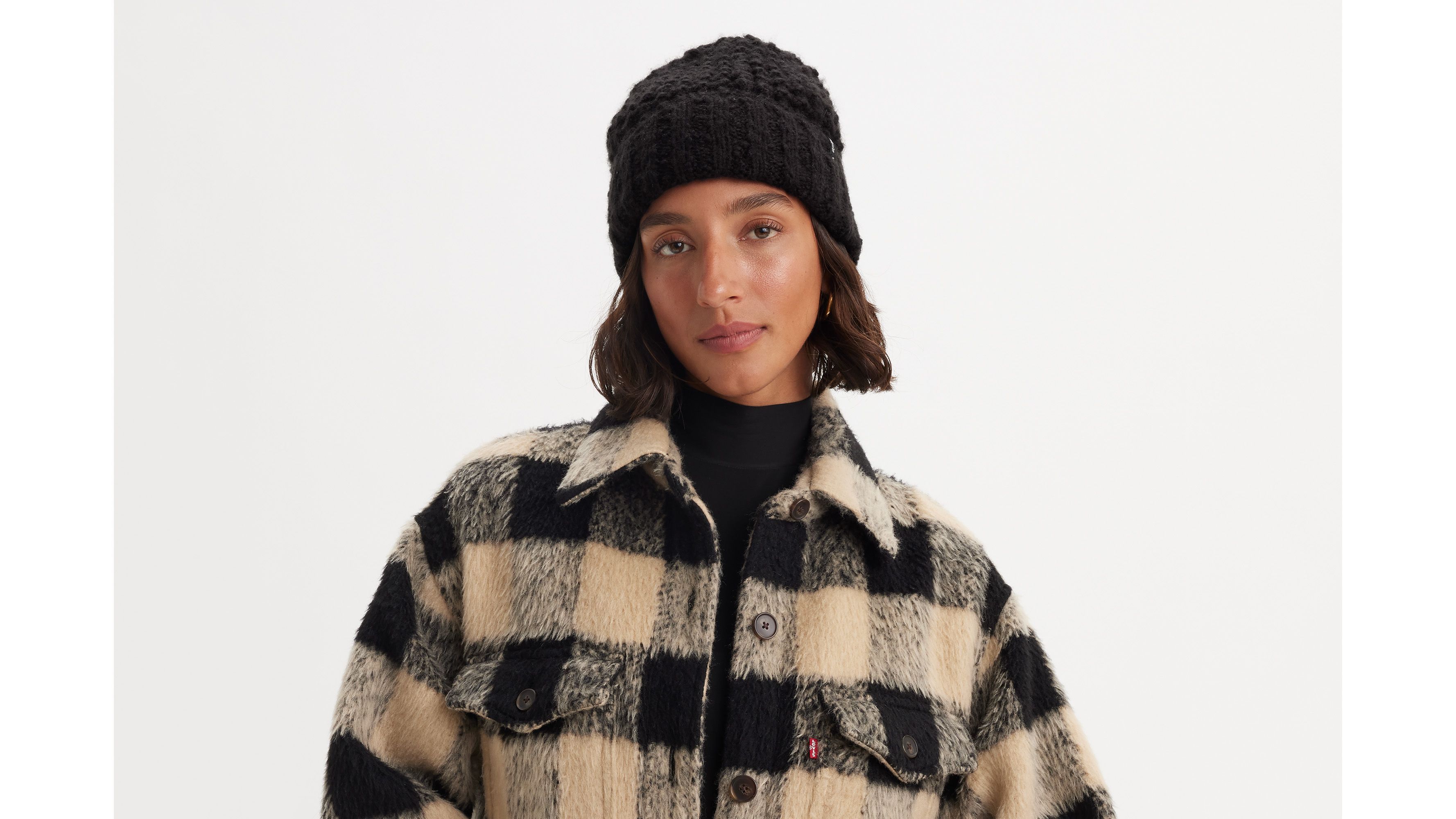 Textured Holiday Beanie sold by Levi's product image thumbnail 2