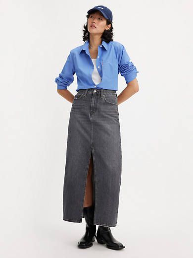 Ankle Column Skirt sold by Levi's