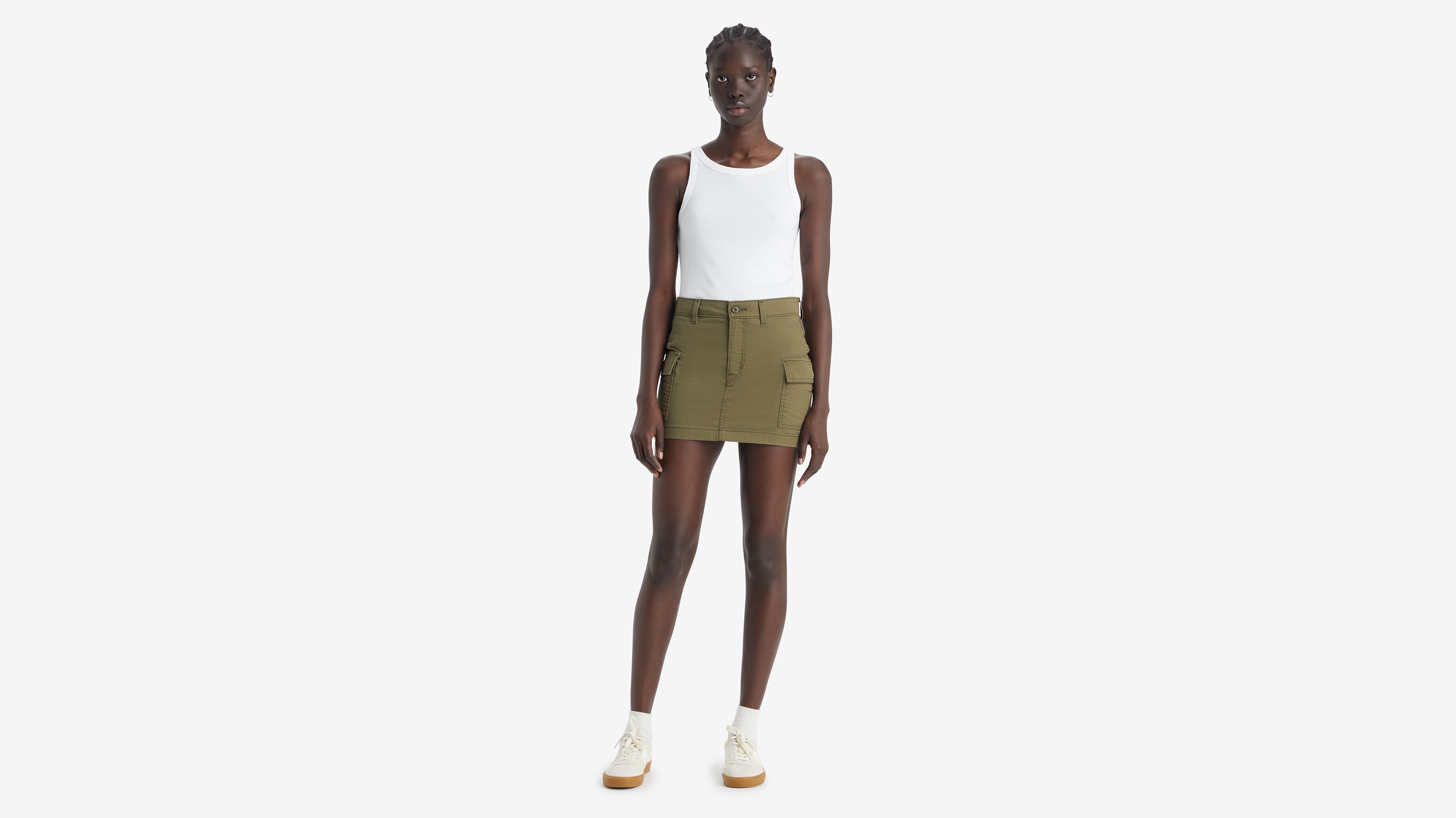 '94 Cargo Twill Mini Skirt sold by Levi's