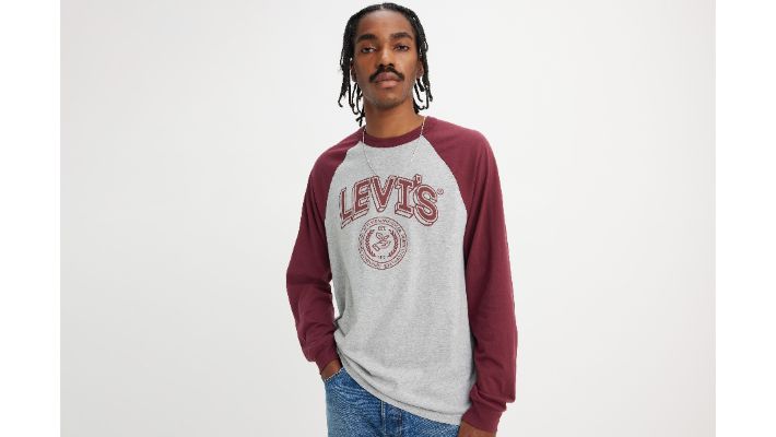 Long Sleeve Graphic Raglan T-Shirt sold by Levi's