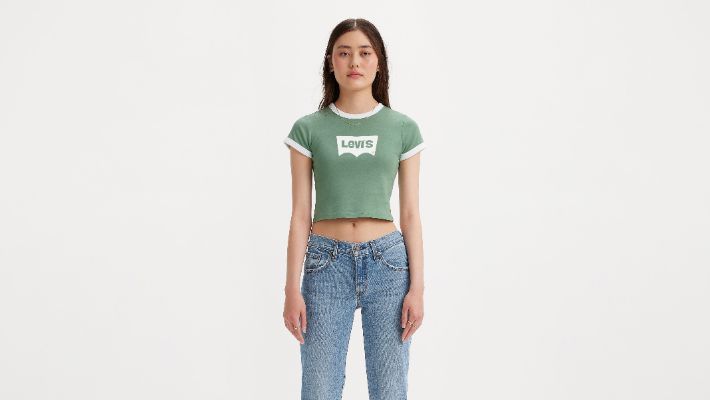 Graphic Ringer Mini T-Shirt sold by Levi's