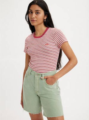 Striped Short Sleeve Rib Baby T-Shirt sold by Levi's