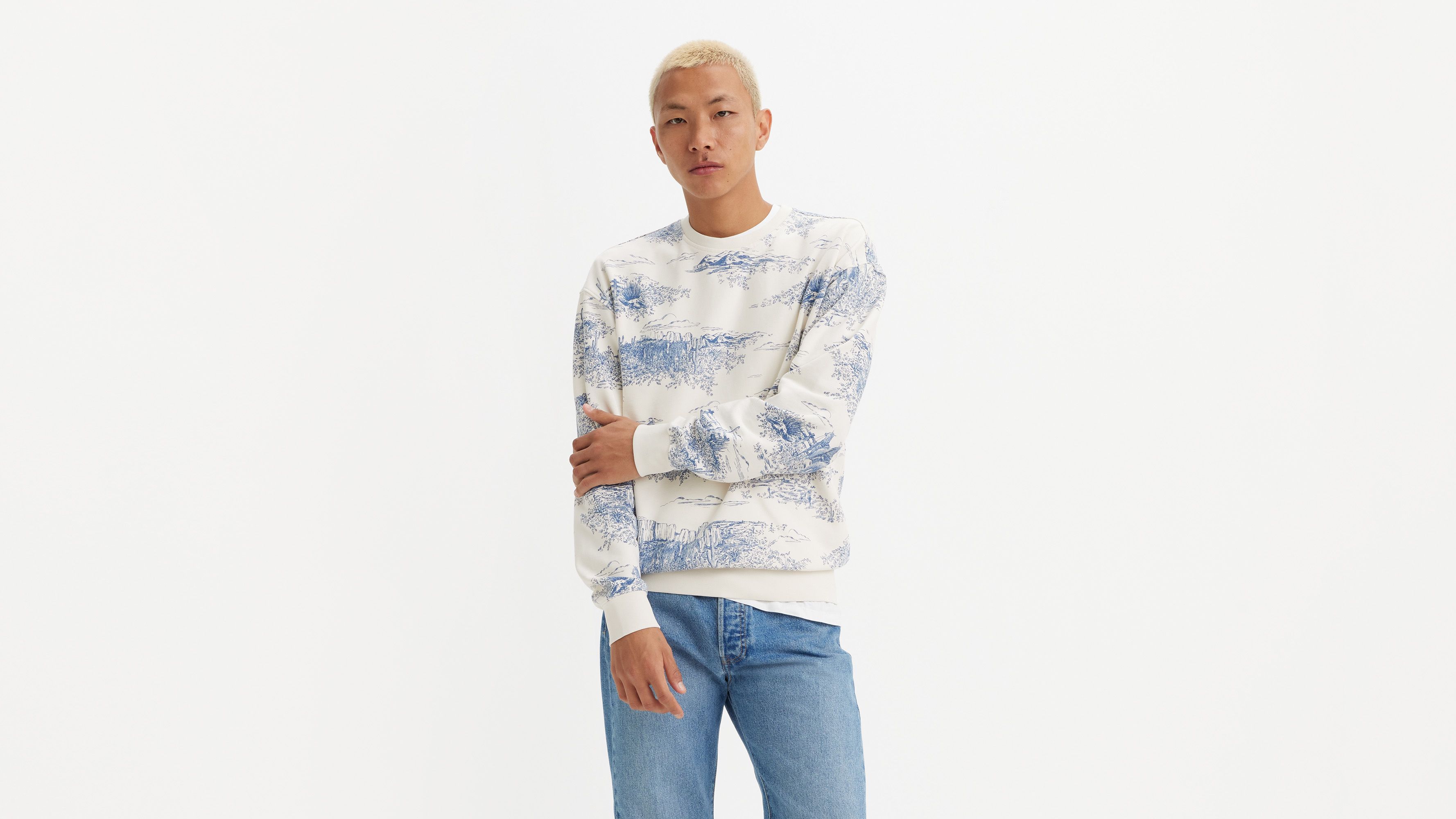 Relaxed Fit Graphic Crewneck Sweatshirt sold by Levi's product image thumbnail 2