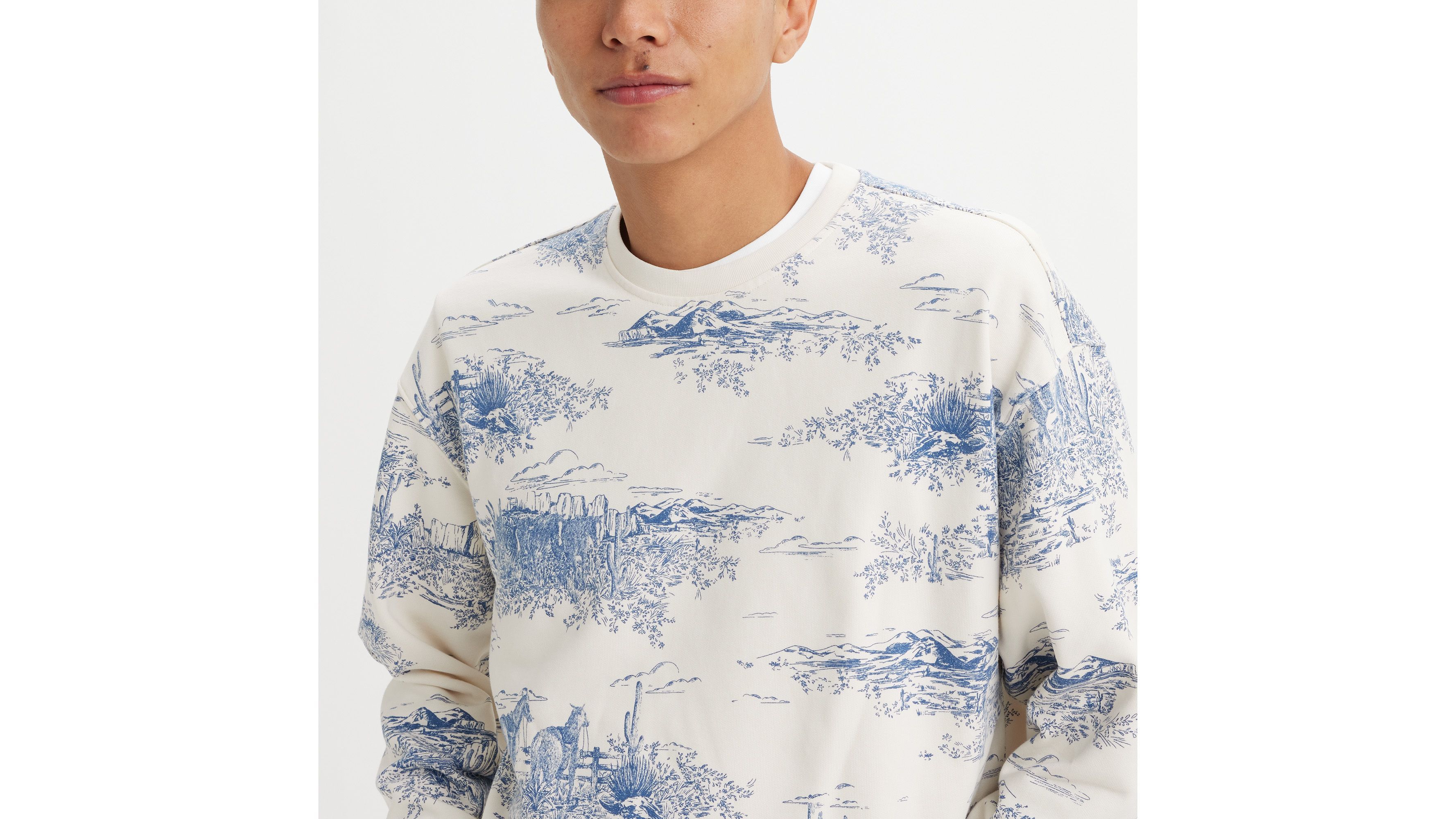 Relaxed Fit Graphic Crewneck Sweatshirt sold by Levi's product image thumbnail 4