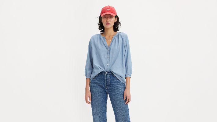 Mirabelle Long Sleeve Blouse sold by Levi's