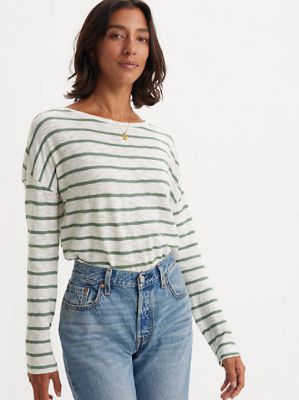 Striped Margot Long Sleeve T-Shirt sold by Levi's