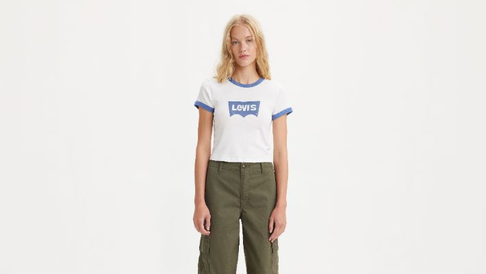 Graphic Ringer Mini T-Shirt sold by Levi's
