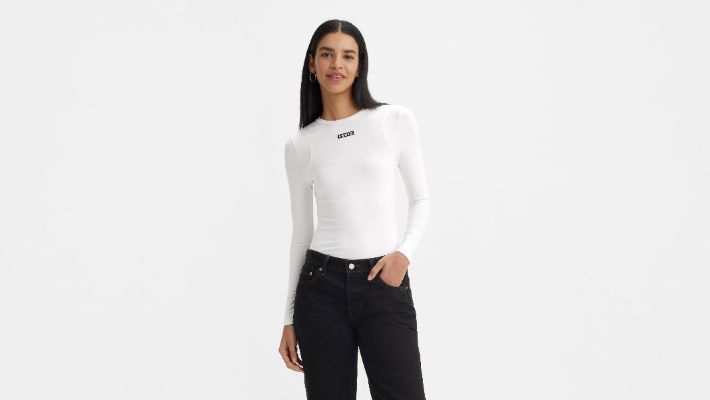 Graphic Tarah Second Skin Top sold by Levi's