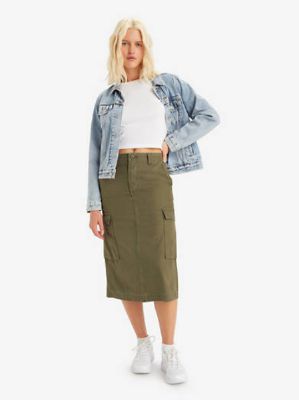 Cargo Midi Skirt sold by Levi's