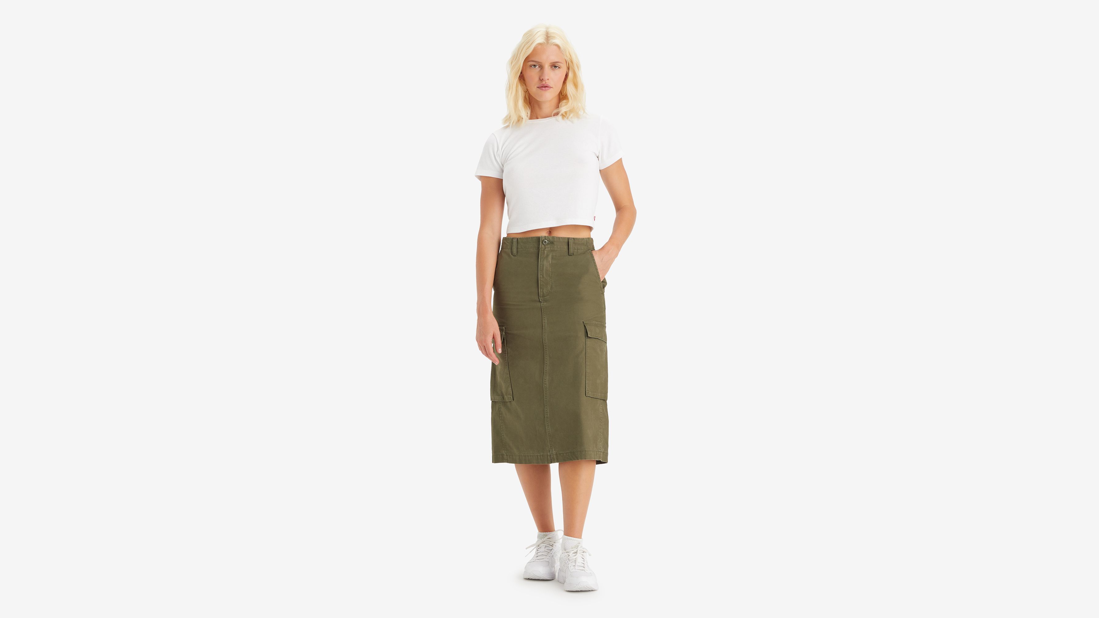 Cargo Midi Skirt sold by Levi's product image thumbnail 2