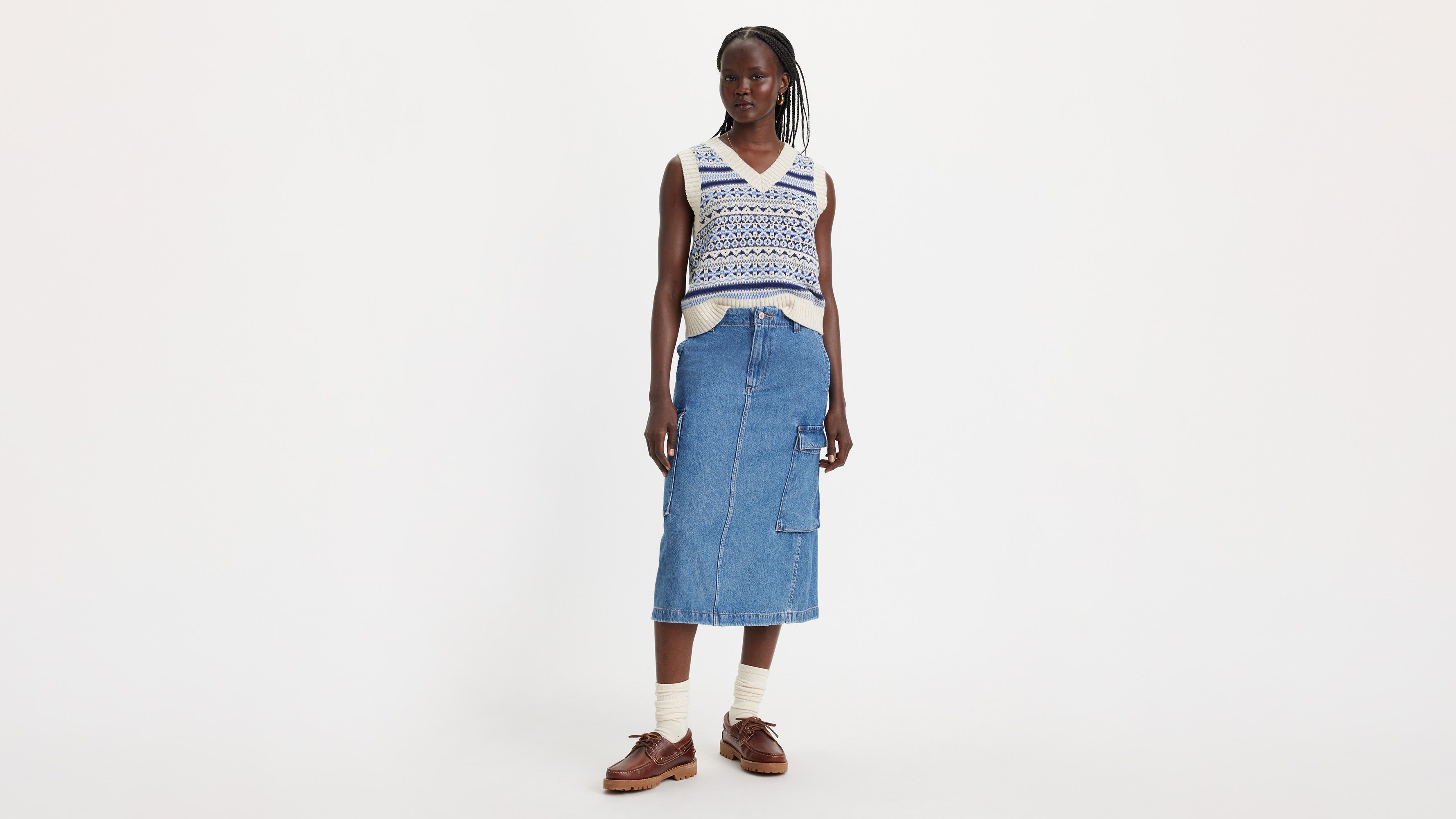 Cargo Midi Skirt sold by Levi's product image thumbnail 2
