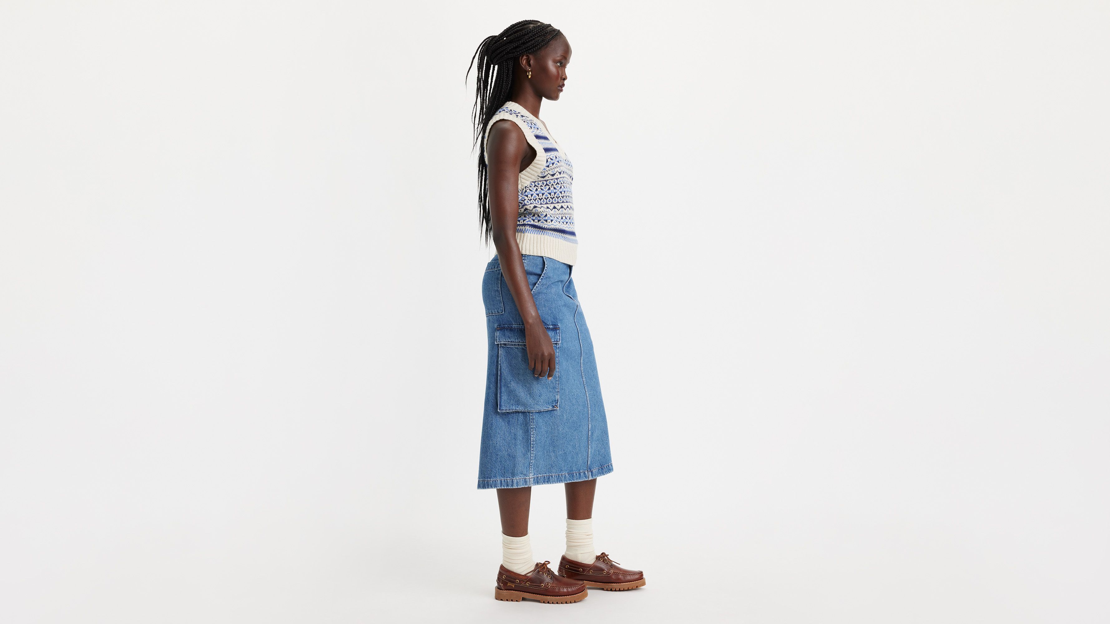 Cargo Midi Skirt sold by Levi's product image thumbnail 3