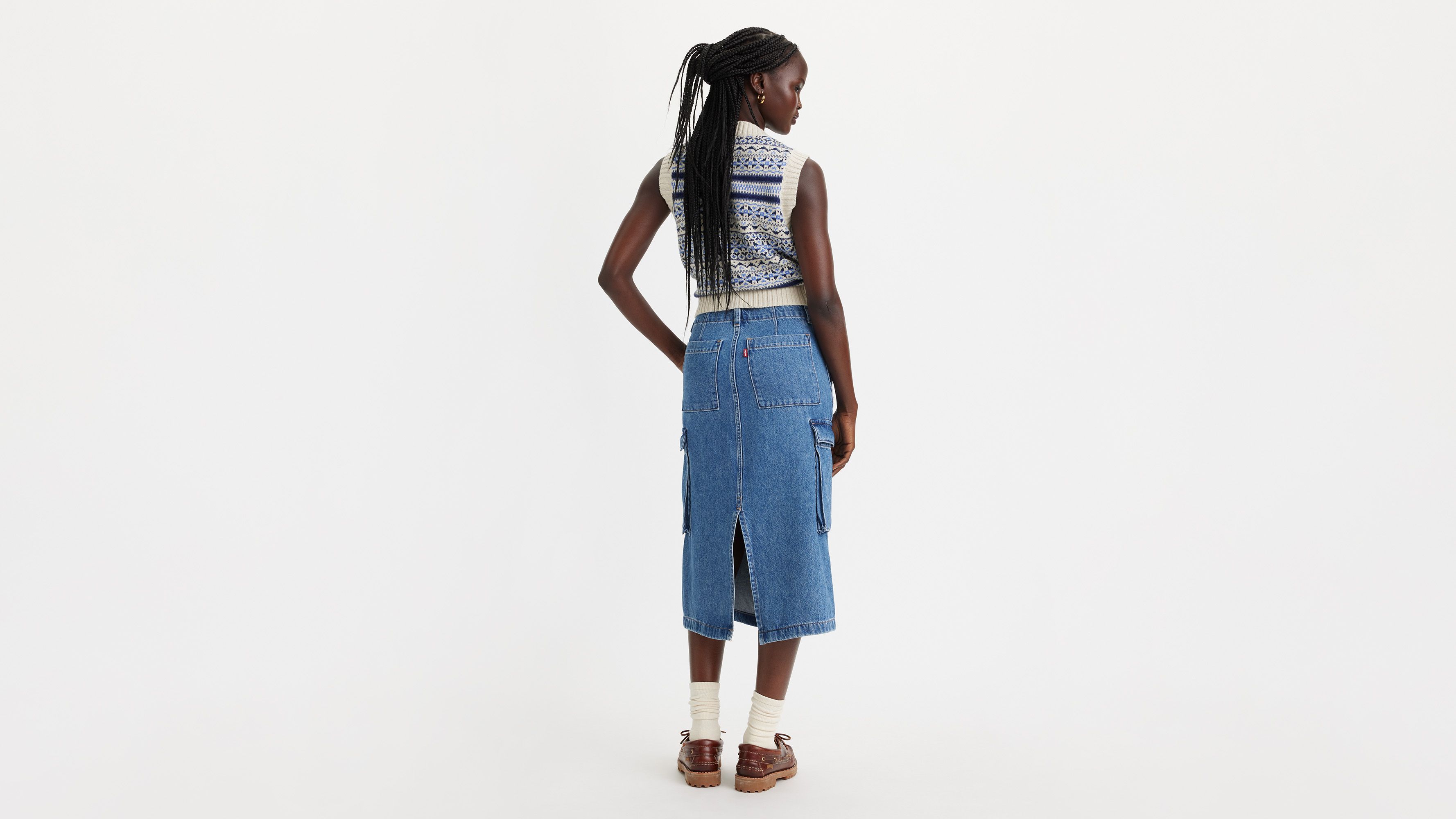 Cargo Midi Skirt sold by Levi's product image thumbnail 4