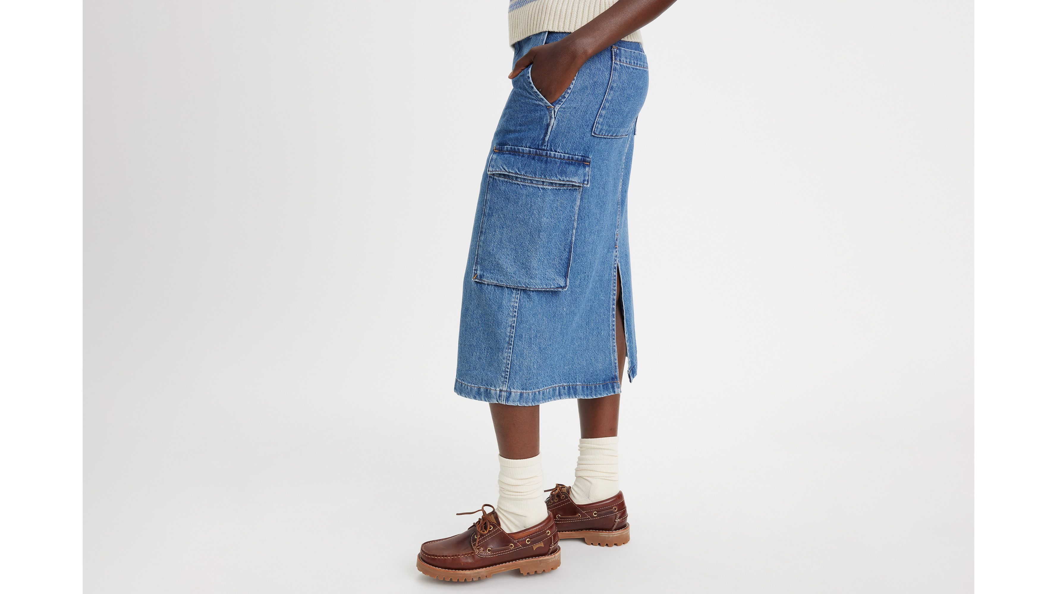 Cargo Midi Skirt sold by Levi's product image thumbnail 5