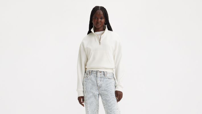 Sara Quarter Zip Top made by Levi's