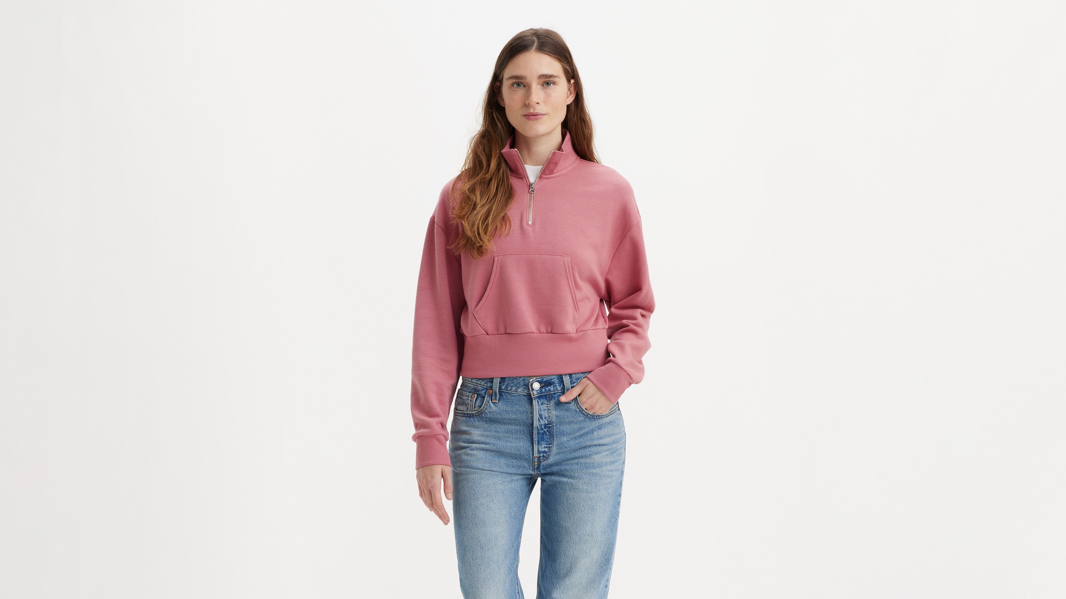 Sara Quarter Zip Top sold by Levi's