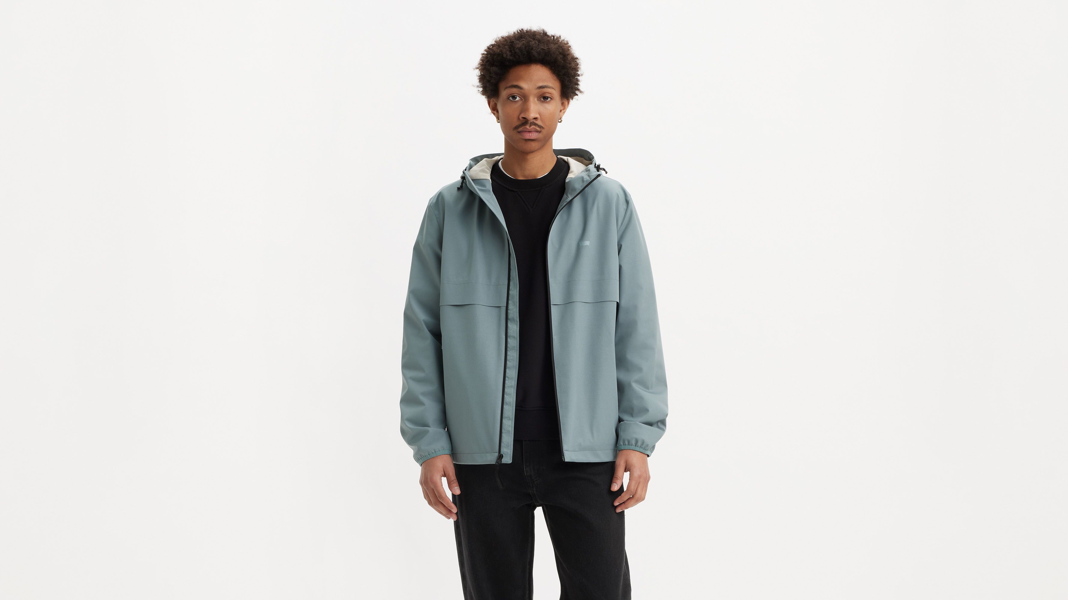 Hooded Rain Windbreaker Jacket sold by Levi's
