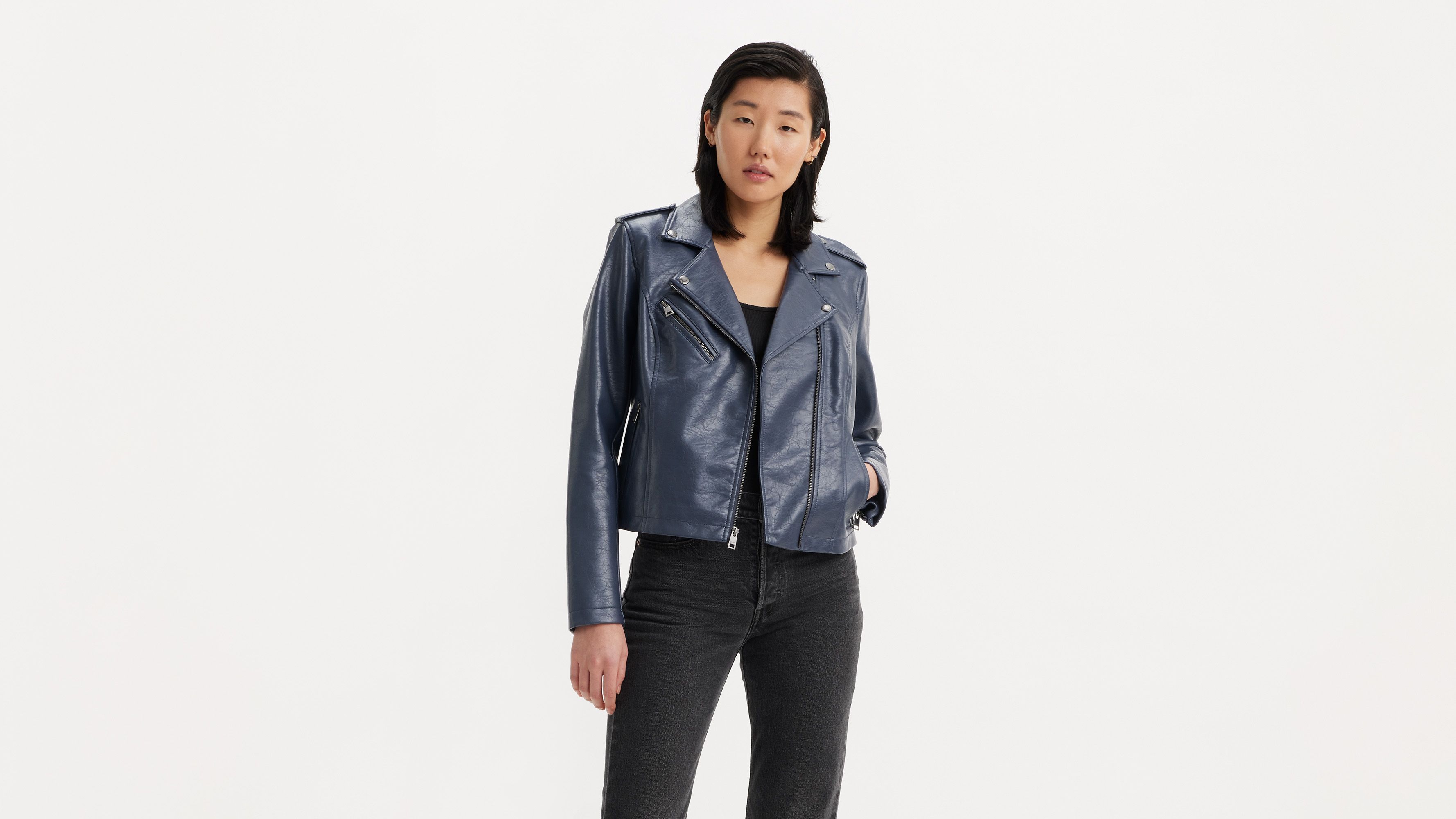 Faux Leather Moto Jacket sold by Levi's