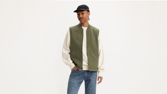 Softshell Bomber Vest sold by Levi's