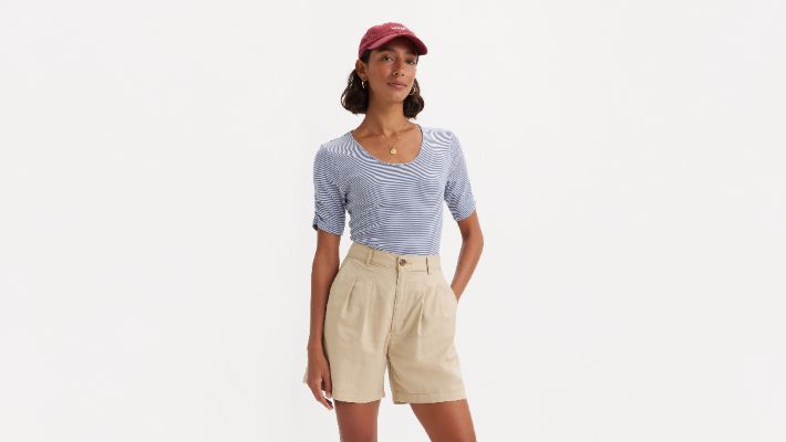 Infinity Short Sleeve Ballet Top sold by Levi's