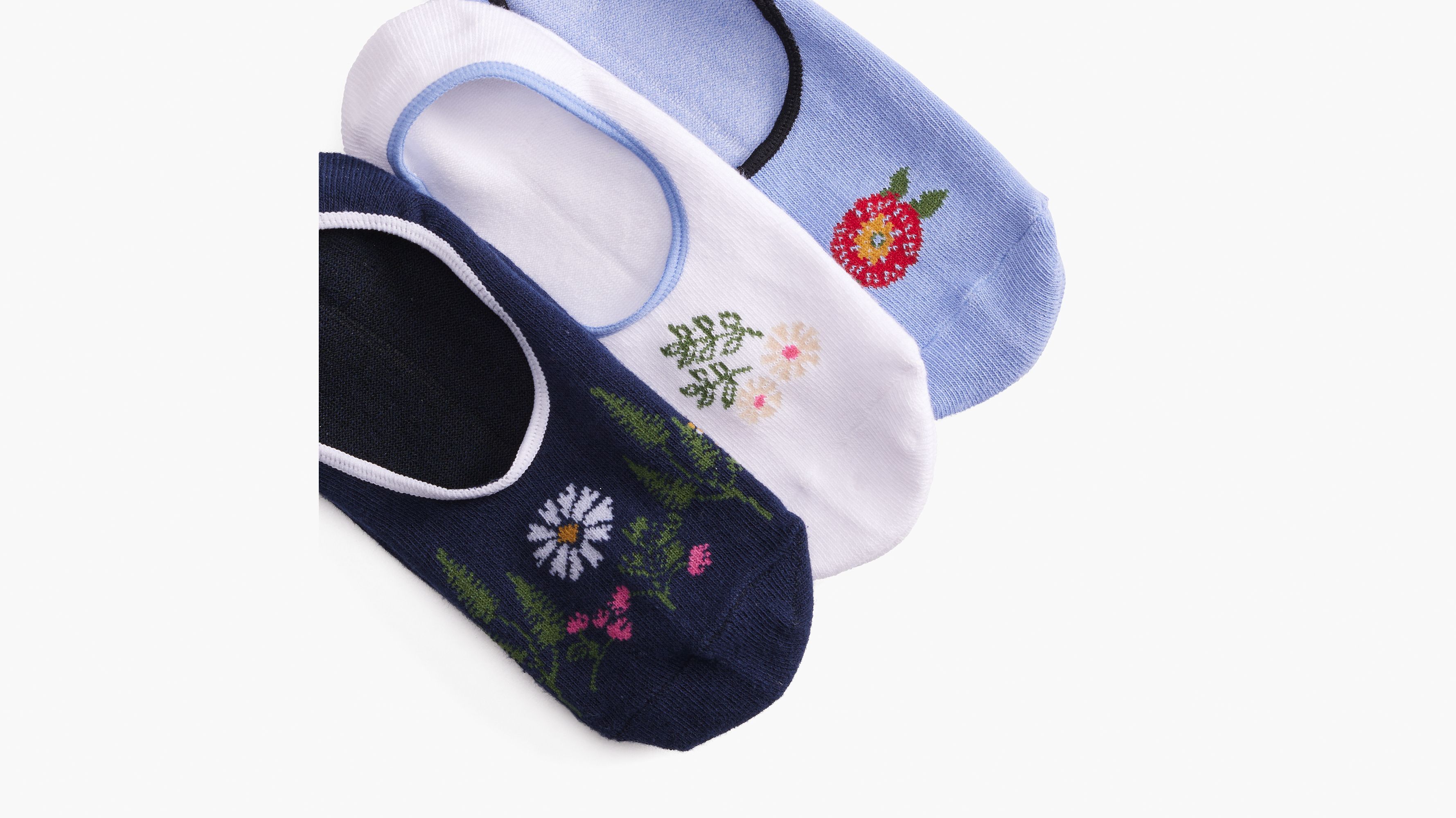 Flower Field No Show Socks sold by Levi's product image thumbnail 2