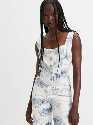 Alani Western Denim Corset Top sold by Levi's