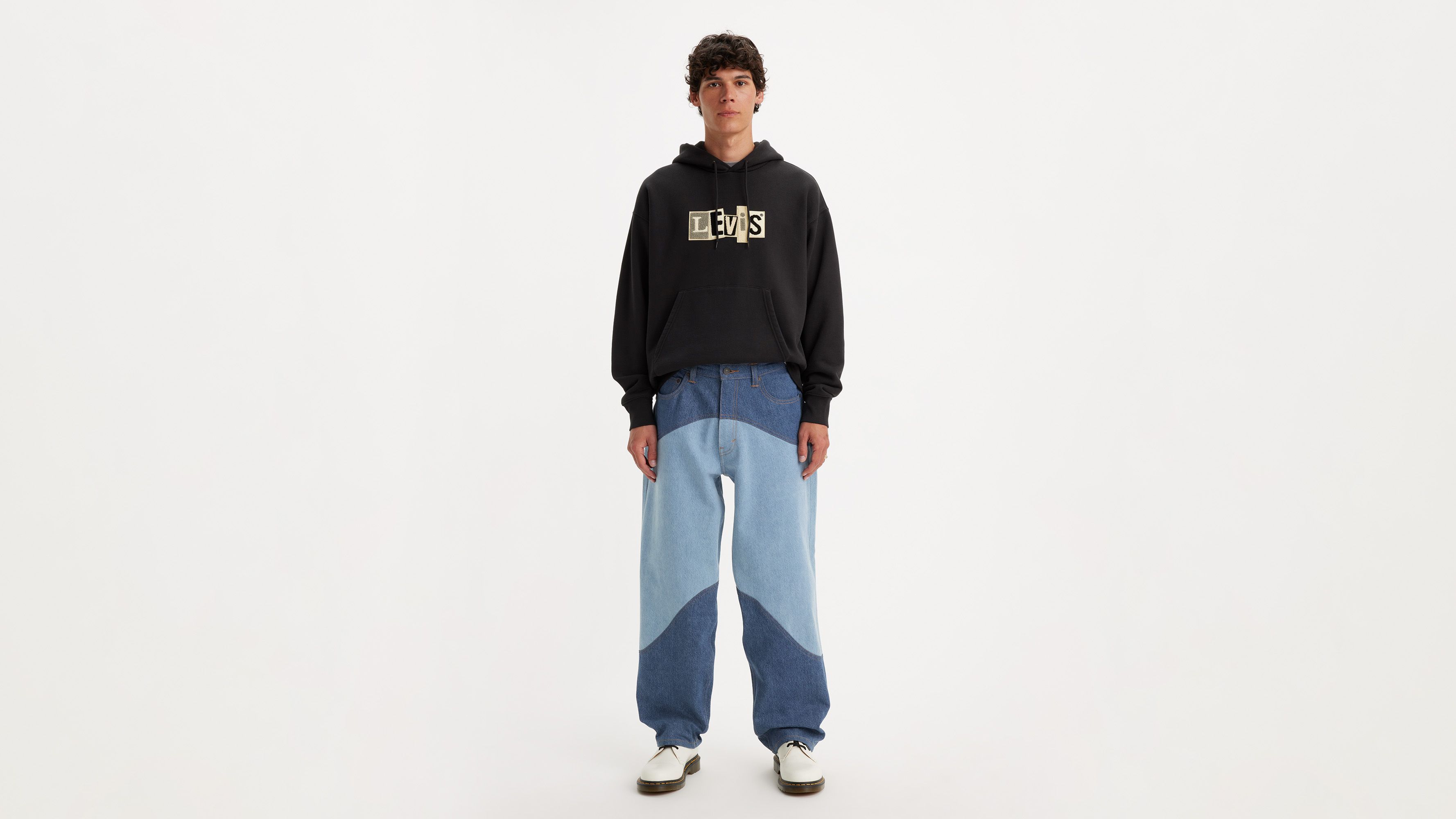 W34×L30 LEVIS SKATE CUSTOMIZED BAGGY Levi's® Skateboarding™ Baggy 5 Pocket Men's Jeans - Dark