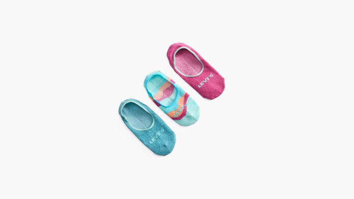 Coastal Wave No Show Socks sold by Levi's