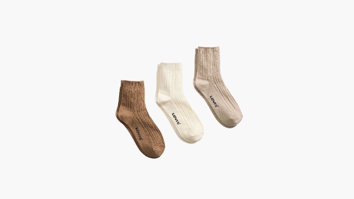 Cable Knit Short Socks sold by Levi's
