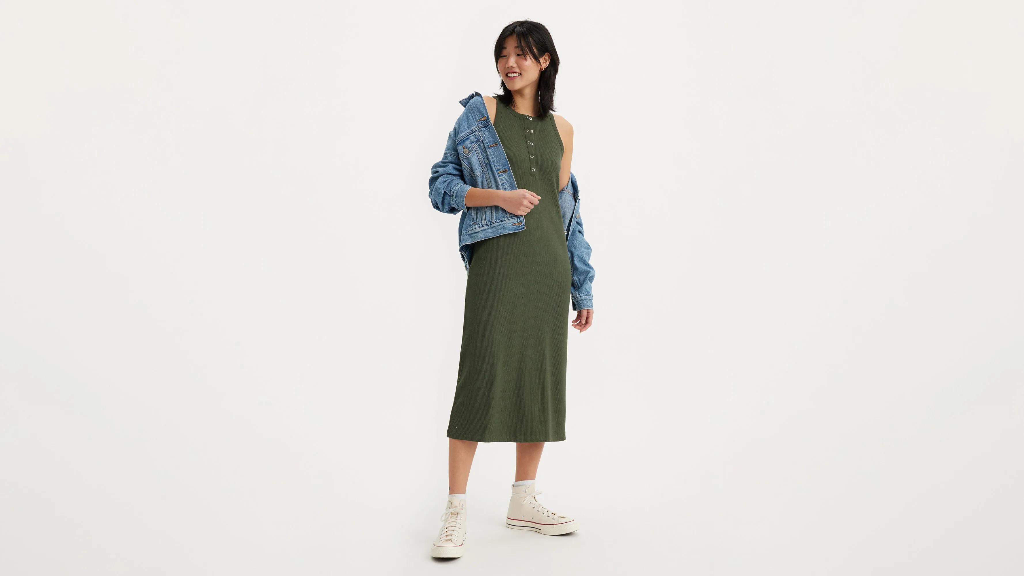 Ellia Tank Dress sold by Levi's