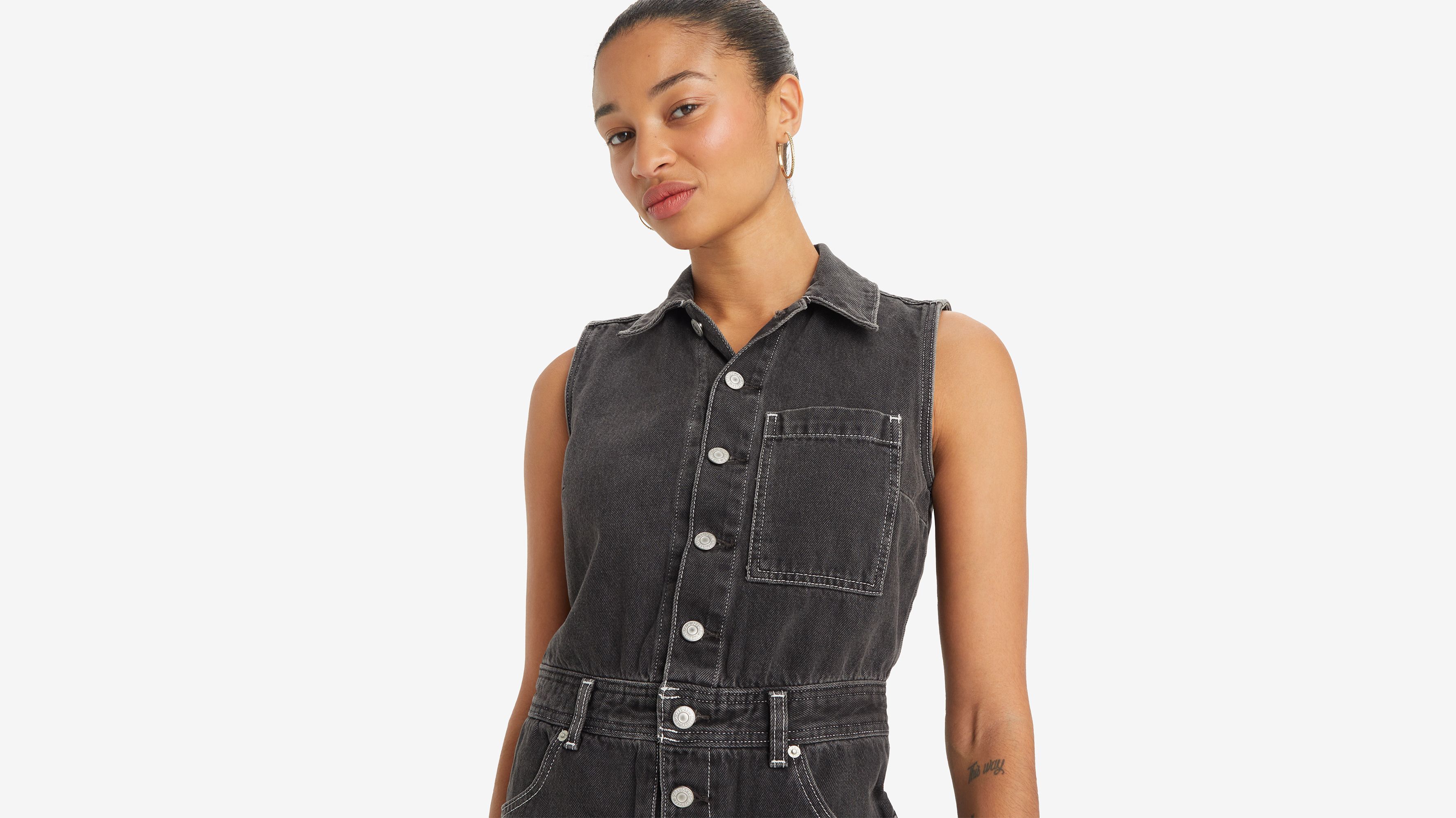 Sleeveless Jumpsuit sold by Levi's product image thumbnail 4