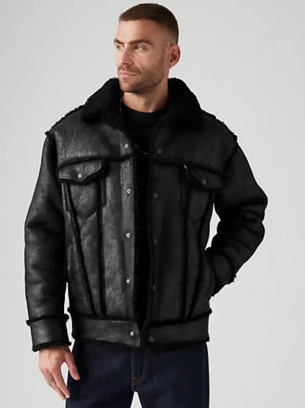 Shearling Olympia Trucker Jacket sold by Levi's