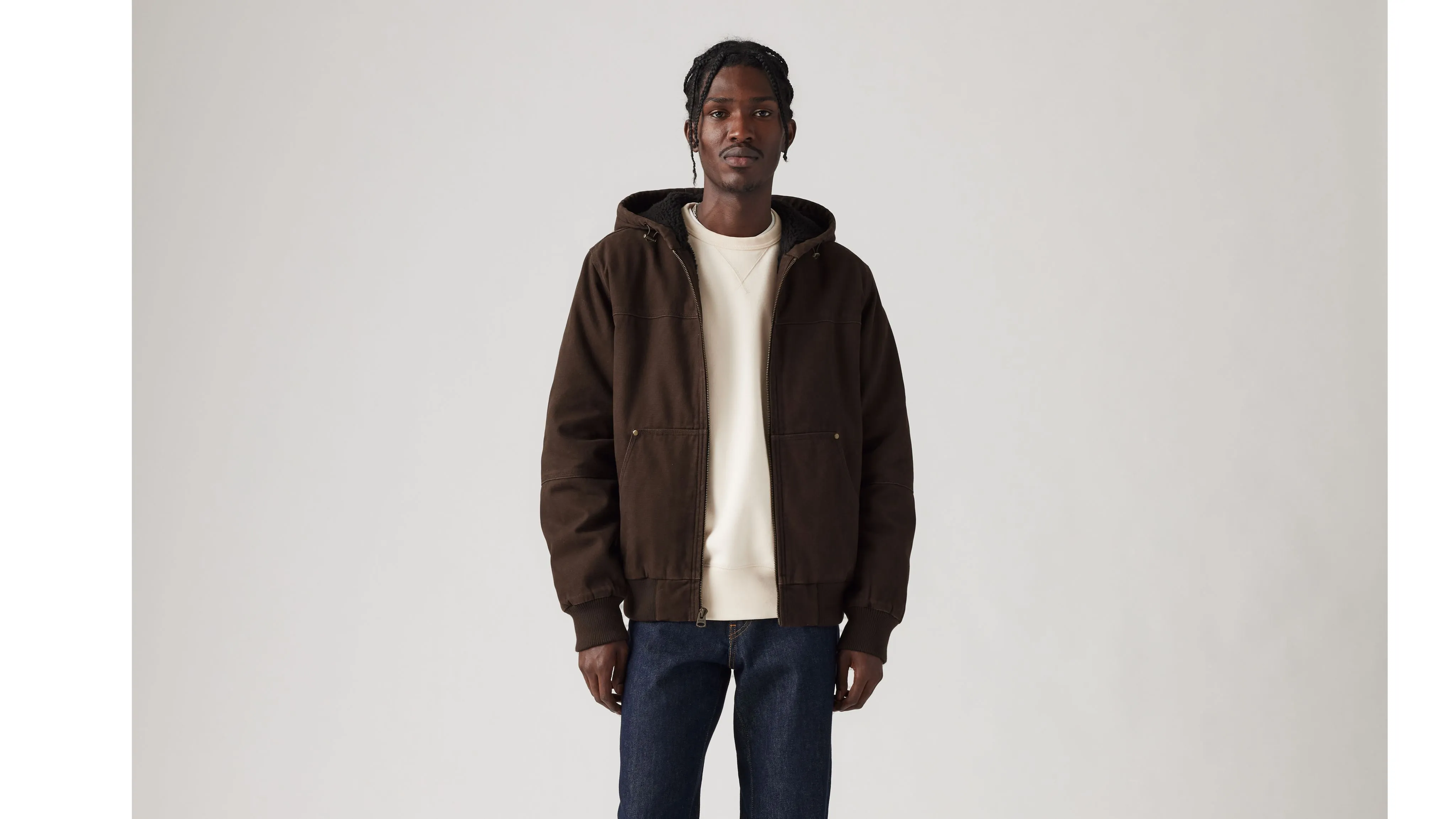 Sherpa Lined Hooded Jacket sold by Levi's