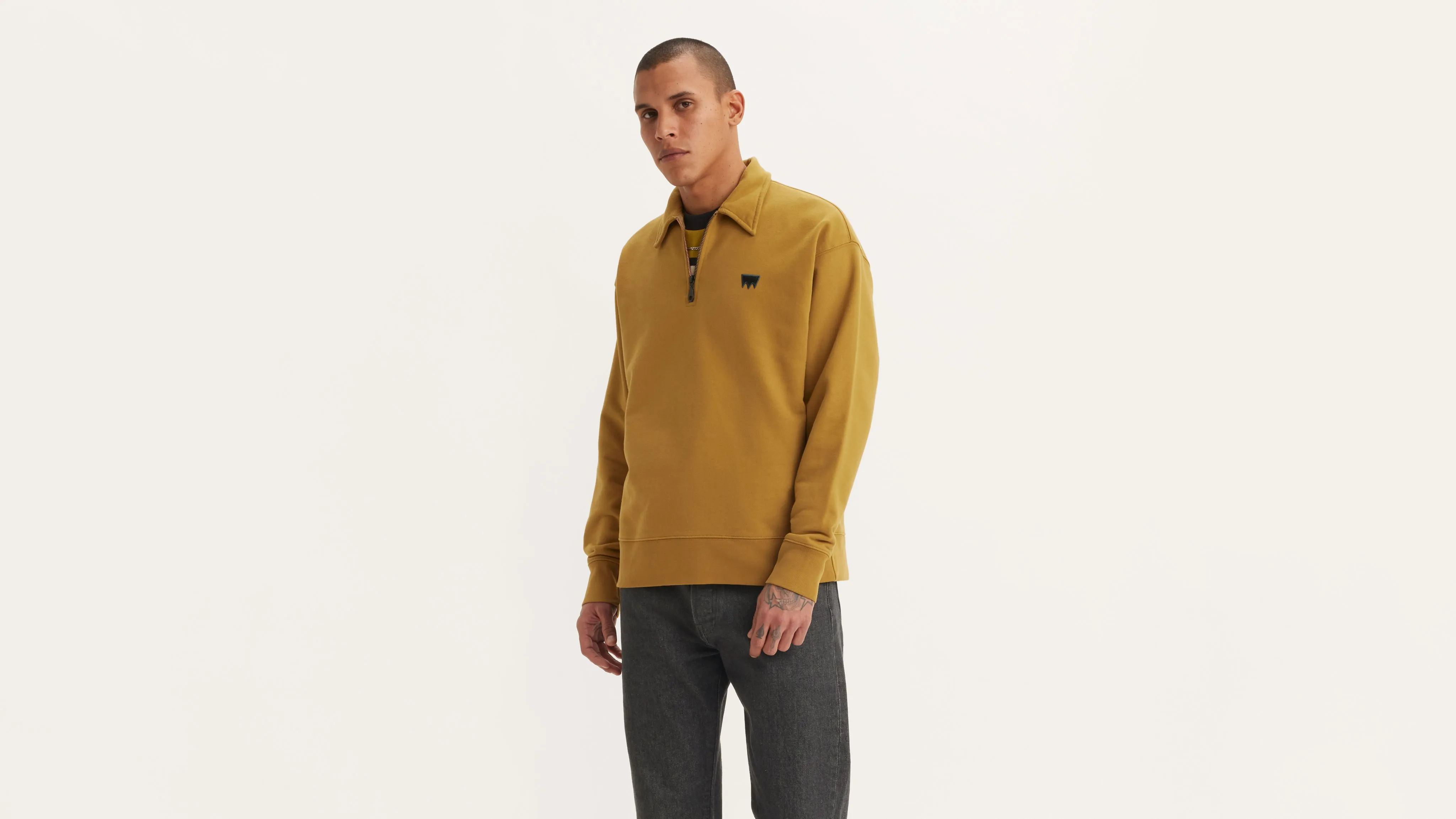 Levi’s® Skateboarding Men’s Quarter-Zip Sweatshirt sold by Levi's product image thumbnail 2