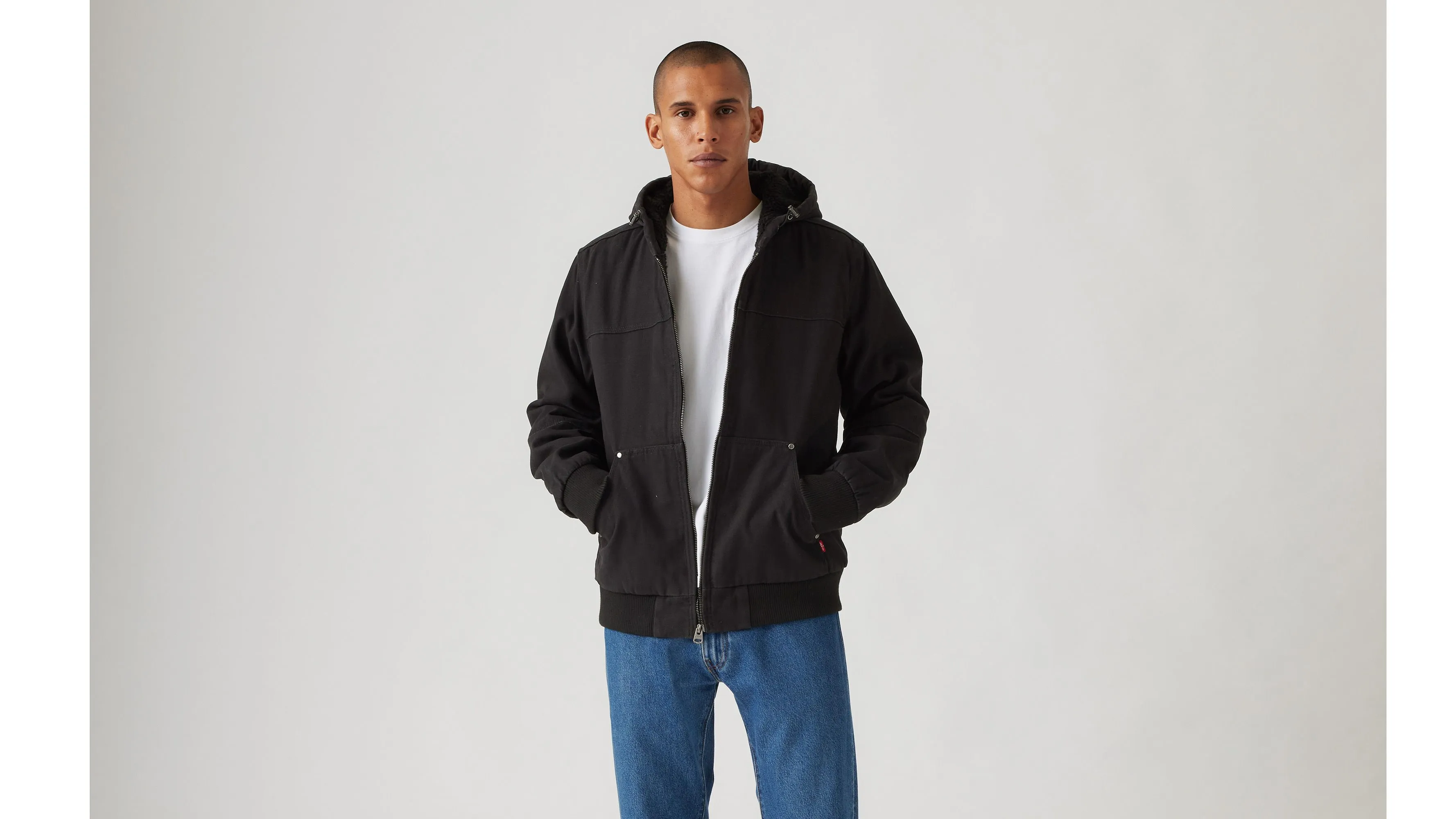 Sherpa Lined Hooded Jacket sold by Levi's product image thumbnail 2