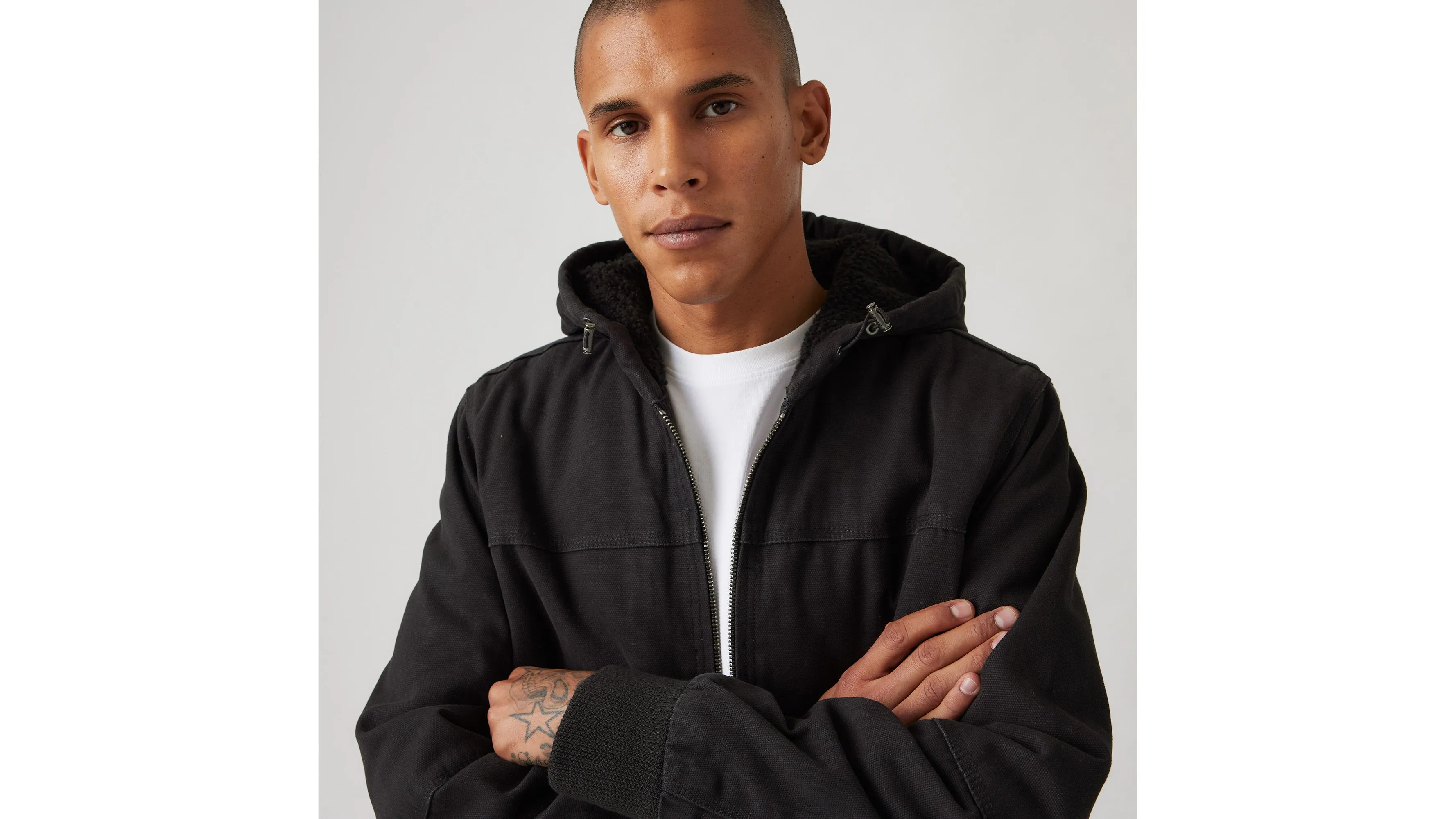 Sherpa Lined Hooded Jacket sold by Levi's product image thumbnail 4