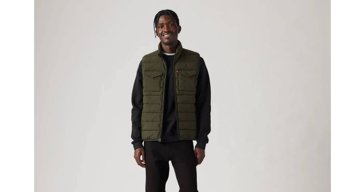 2 Chest Pocket Lightweight Quilted Vest sold by Levi's