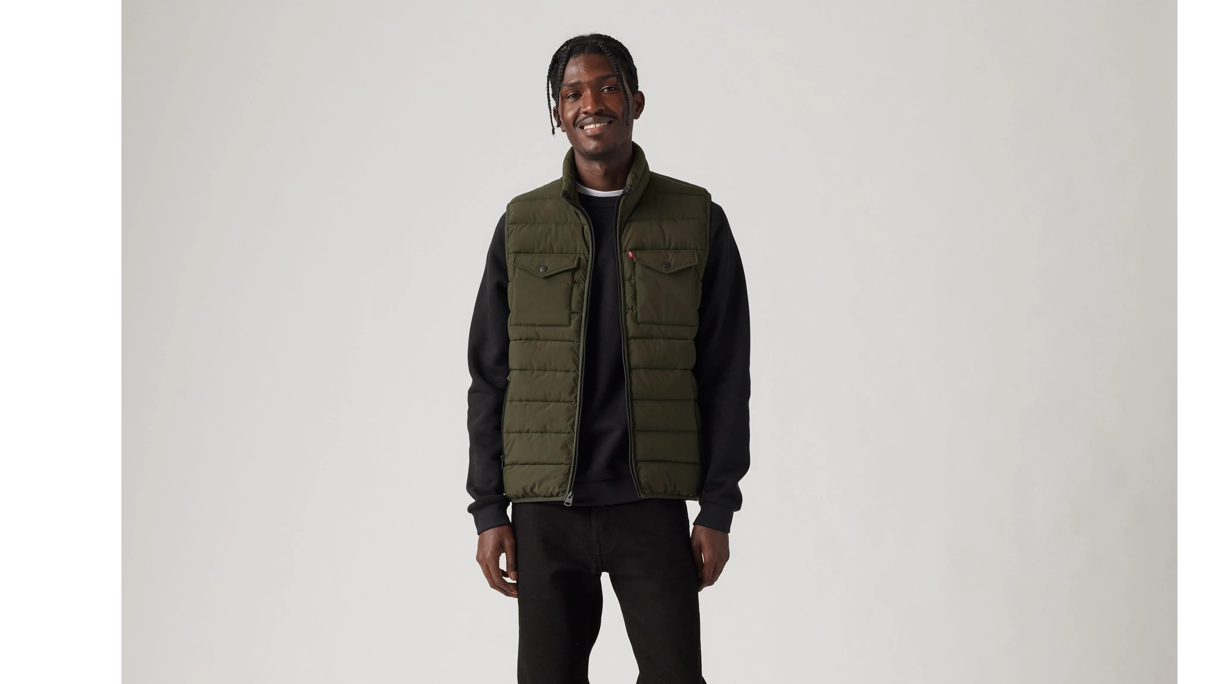 2 Chest Pocket Lightweight Quilted Vest sold by Levi's