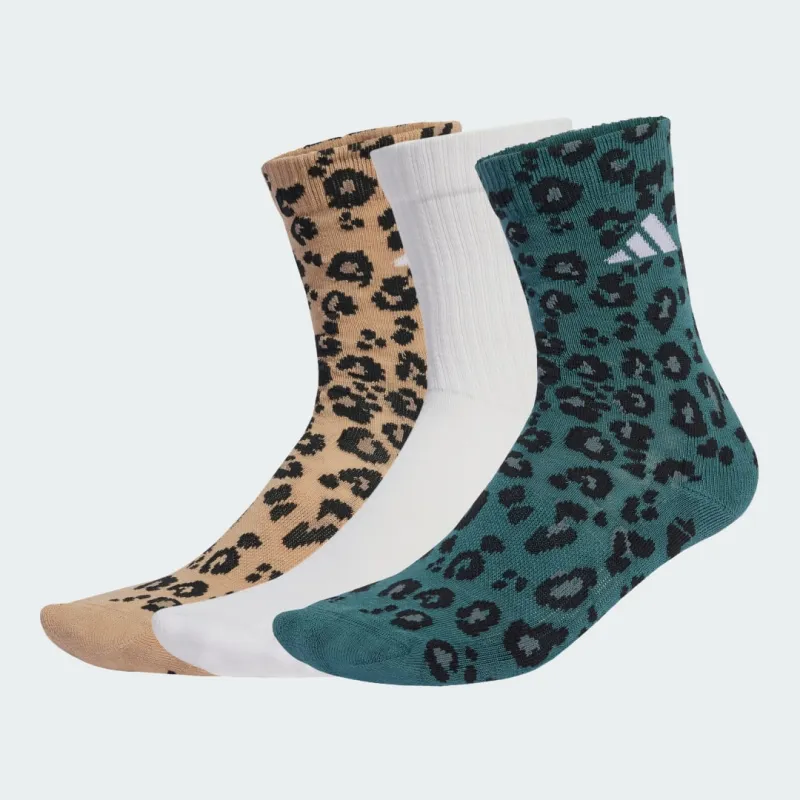 Leopardenprint-Socken 3er-Pack sold by Adidas