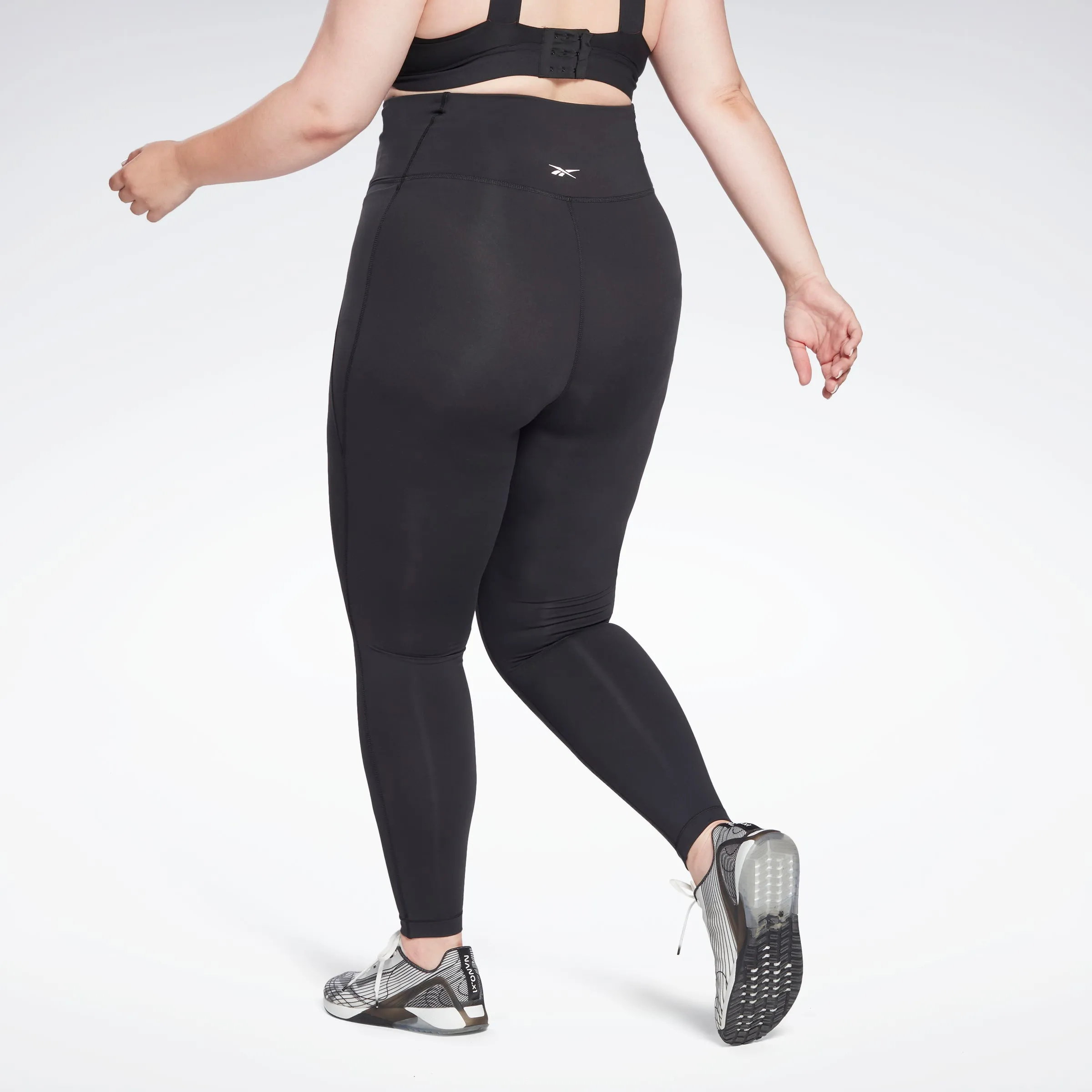 Reebok Apparel Women Lux High-Waisted Leggings (Plus Size) Black sold by Reebok product image thumbnail 2