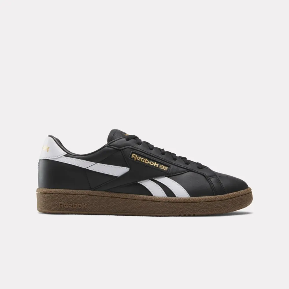 Reebok Footwear Men Club C Grounds UK Shoes BLACK/WHITE/GUM sold by Reebok
