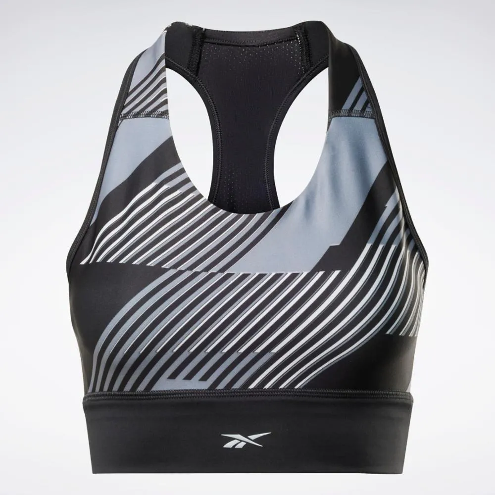 Reebok Apparel Women Running Printed Sports Bra NGHBLK sold by Reebok product image thumbnail 5