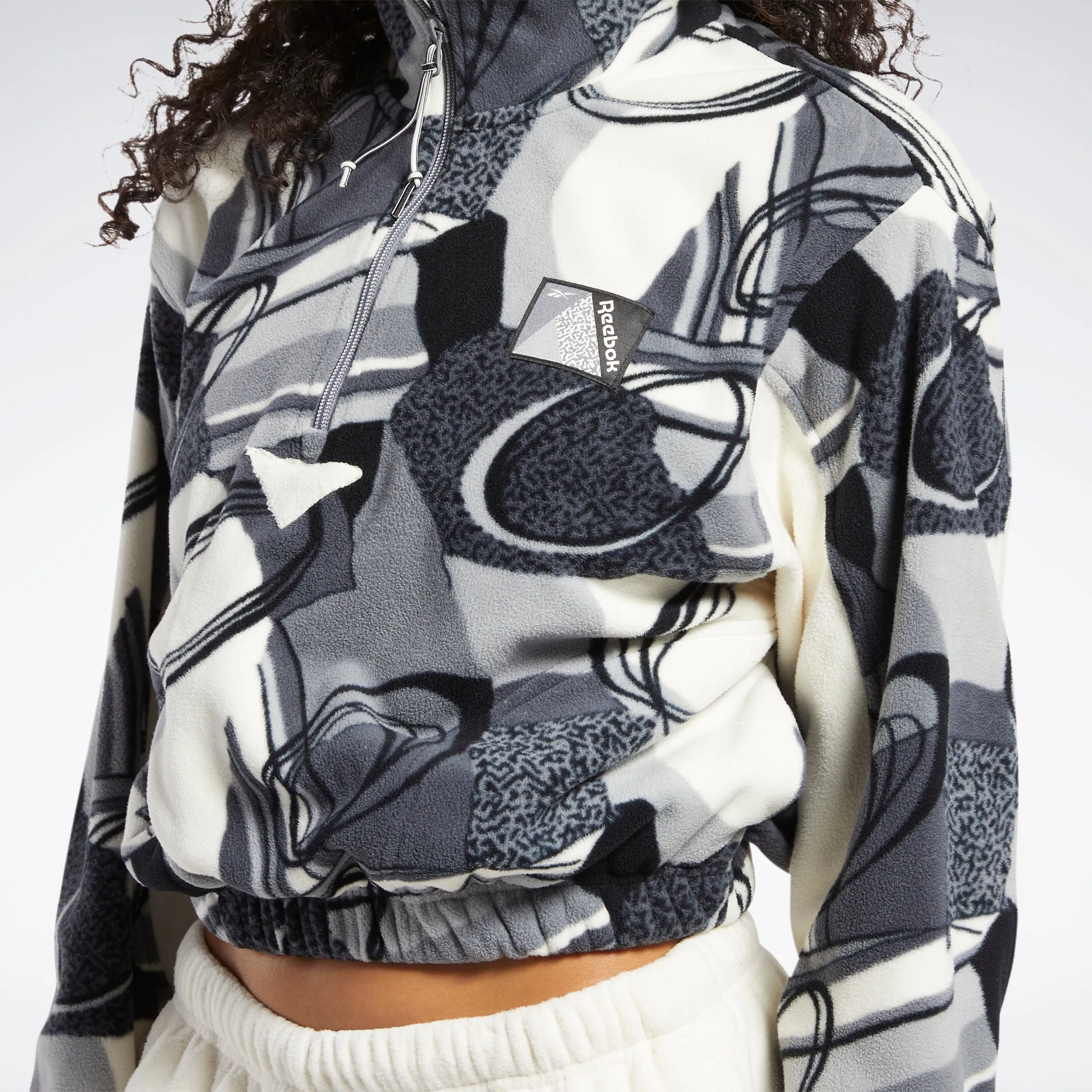 Reebok Apparel Women Classics Winter Print Half-Zip Sweatshirt Pugry5 sold by Reebok product image thumbnail 4
