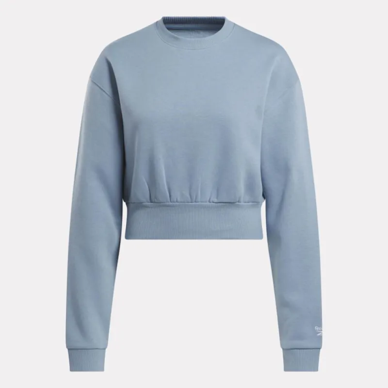 Reebok Apparel Women Classics Wardrobe Essentials Fleece Cover-Up VINBLU made by Reebok