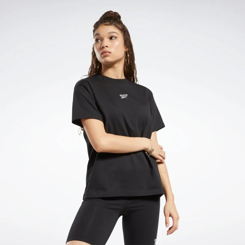 Reebok Apparel Women Classics Fitted T-Shirt Black sold by Reebok