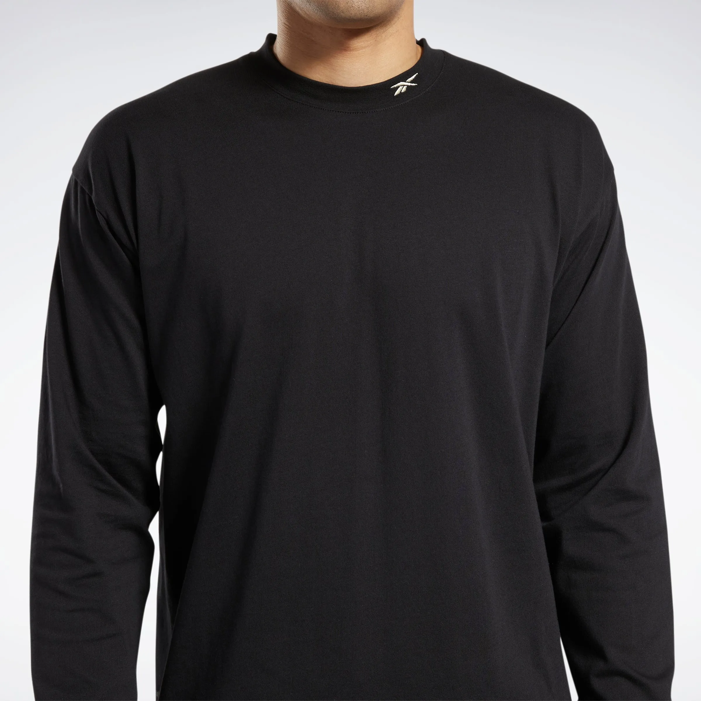 Reebok Apparel Men Classics Wardrobe Essentials Long-Sleeve Top T-Long-Sleeve Top Black sold by Reebok product image thumbnail 5