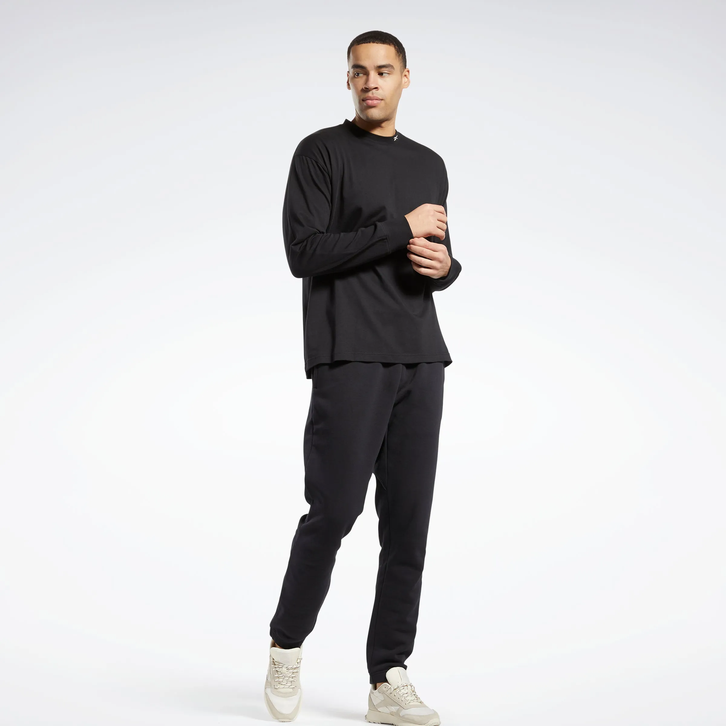 Reebok Apparel Men Classics Wardrobe Essentials Long-Sleeve Top T-Long-Sleeve Top Black sold by Reebok product image thumbnail 2