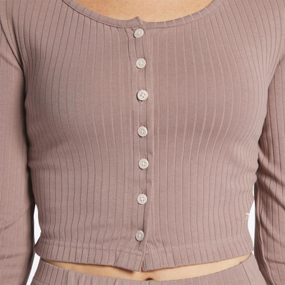 Reebok Apparel Women Reebok Classics Long-Sleeve Top TAUPE sold by Reebok product image thumbnail 5