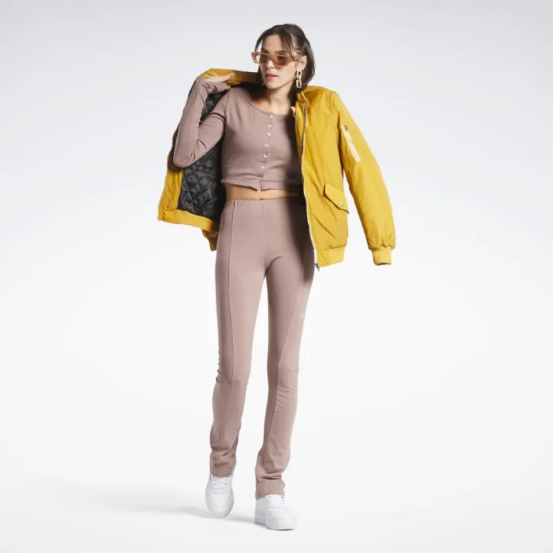 Reebok Apparel Women Reebok Classics Long-Sleeve Top TAUPE sold by Reebok